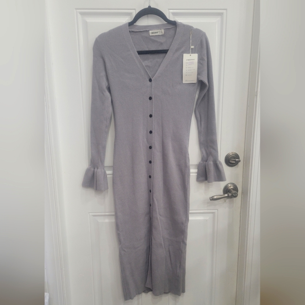 Grey dress xs nwt